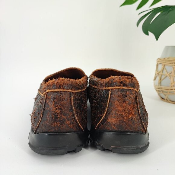 AE By Allen Edmonds Men\'s Brown Leather Loafers Size 7.5